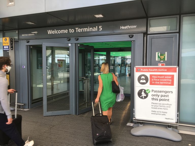Heathrow terminal 5 door